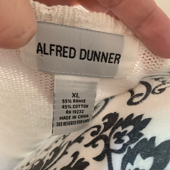 *vintage Alfred Dunner* women’s gardening themed, short sleeve sweater, size XL - Picture 8 of 10